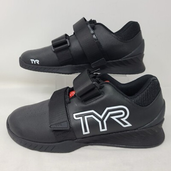 TYR Shoes - TYR L-1 Lifter Shoes Women’s Size 9 Black White Weightlifting Gym Sneakers